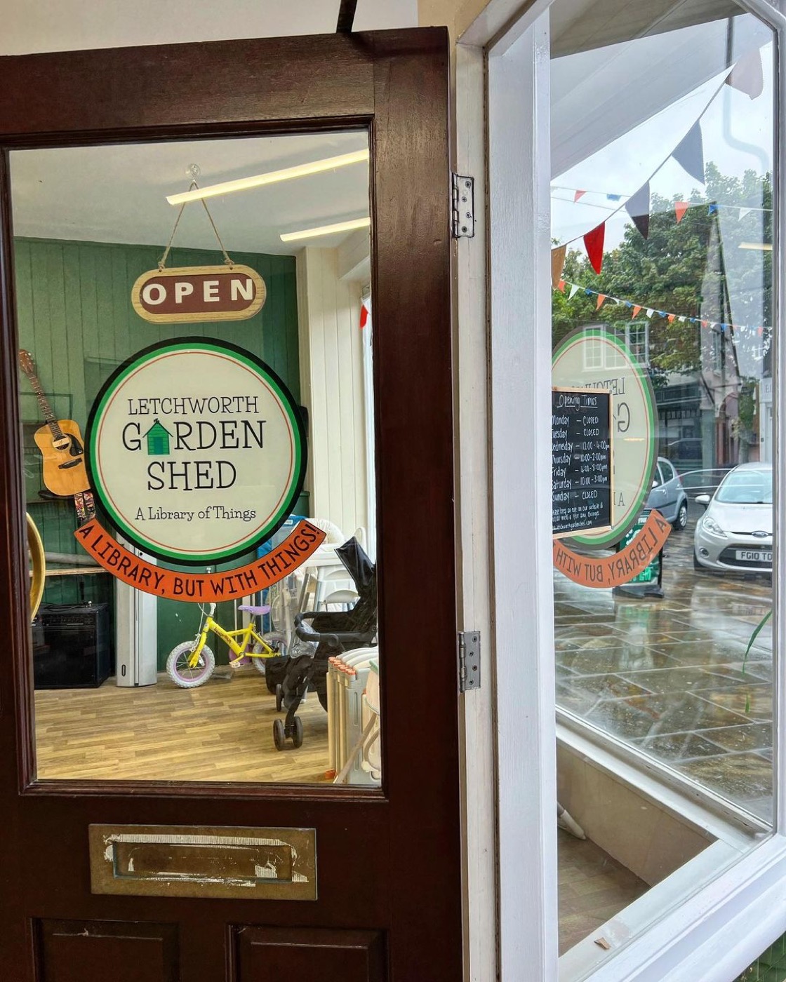 The Shed front door